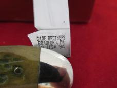 Case Classic Green Bone Split Back Whittler Pattern # 630055
