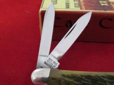 Case Classic Green Bone Split Back Whittler Pattern # 630055