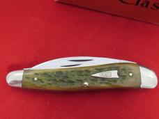Case Classic Green Bone Split Back Whittler Pattern # 630055
