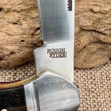 Rough Ryder Bearhead Copperhead Black Bone Folding Pocket Knife 2563 (199)