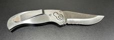 Vintage 1990s "Traveler" Folding-Blade Pocket Knife with Mini-Compass