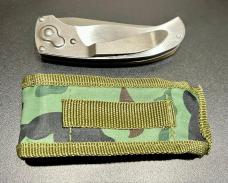 Vintage 1990s "Traveler" Folding-Blade Pocket Knife with Mini-Compass