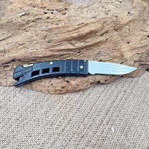 Buck USA 425 Mini Lockback Black Folding Pocket Knife 1994 Drop Point 141