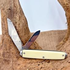 VINTAGE PRR PENNSYLVANIA RAILROAD NOVELTY KNIFE CO USA 2 BLADE JACK (186)