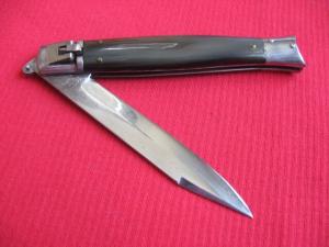Vintage Large Size Italian Fishtail Leverlock Switchblade Knife