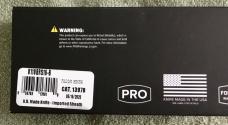 Buck May 2025 Stealth Run #10 110 Slim Elite LE Knife 0110BRS16-B 1 Of 750 NIB