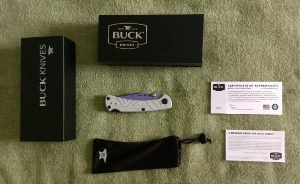 Buck May 2025 Buck Of The Month Ranger 112 Slim Pro TRX 0112GYSBOTM-B NIB