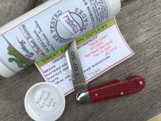 Great Eastern Cutlery 253109EO Easy Open Little Jack Red Peach Seed Jig