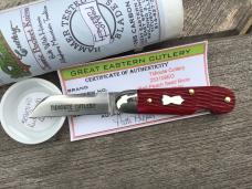 Great Eastern Cutlery 253109EO Easy Open Little Jack Red Peach Seed Jig