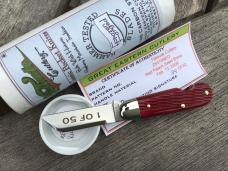 Great Eastern Cutlery 253109EO Easy Open Little Jack Red Peach Seed Jig