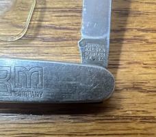 SCHRADE WALDEN STAINLESS NY USA 778 POCKET KNIFE & 778RB VIEW TUBE BOX