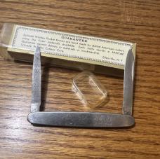 SCHRADE WALDEN STAINLESS NY USA 778 POCKET KNIFE & 778RB VIEW TUBE BOX