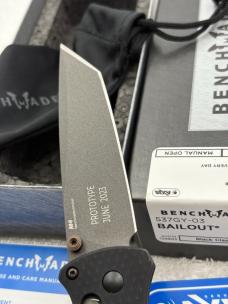 Benchmade 537GY-03 Bailout Prototype June 2023 New In Box Made In USA