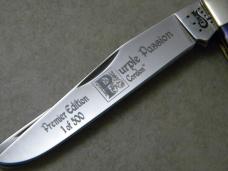 Case XX USA 9254 Corelon Prem. Ed. Purple Passion Trapper Knife NIB