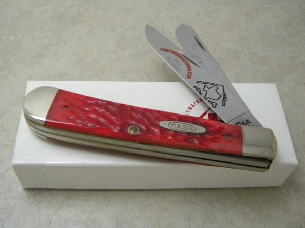 Case XX USA 1995 Dark Red Bone DR6254 SS 