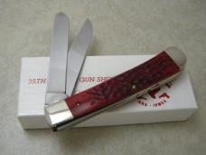 Case XX USA 1995 Dark Red Bone DR6254 SS 