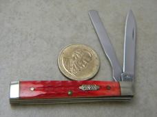 Case XX USA 2005 Red Bone & Natural Bone 6282 SP-SS Baby Doc Knife in Box