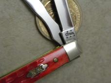 Case XX USA 2005 Red Bone & Natural Bone 6282 SP-SS Baby Doc Knife in Box
