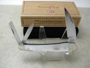 Case XX USA 2002 Genuine Pearl 8355WH Wharncliffe Seahorse Whittler Knife NIB