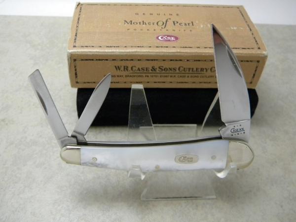 Case XX USA 2002 Genuine Pearl 8355WH Wharncliffe Seahorse Whittler Knife NIB