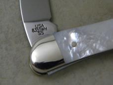 Case XX USA 2002 Genuine Pearl 8355WH Wharncliffe Seahorse Whittler Knife NIB