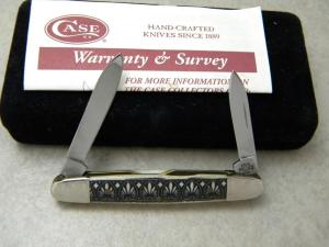 Case XX 10 Dot 06263 Fancy Scrimshaw Bone Pen Knife