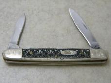 Case XX 10 Dot 06263 Fancy Scrimshaw Bone Pen Knife
