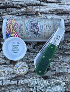 GEC TIDIOUTE ** 153124 TRACTOR GREEN SAWCUT BONE SHEEPFOOT BARLOW