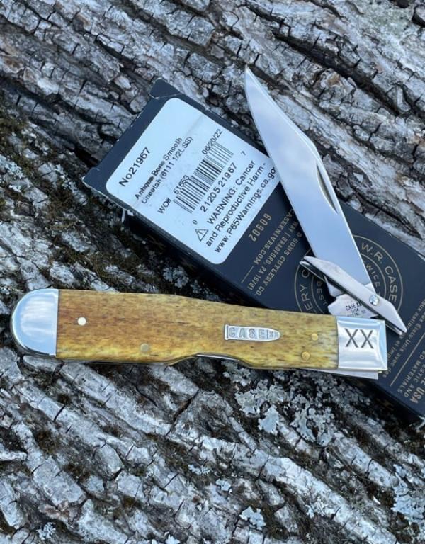 CASE XX ** SFO 2022 SMOOTH ANTIQUE BONE CHEETAH