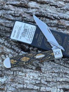 CASE XX ** SFO 2022 SNAKESKIN SMOOTH ANTIQUE BONE CHEETAH