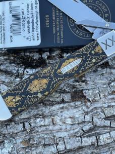 CASE XX ** SFO 2022 SNAKESKIN SMOOTH ANTIQUE BONE CHEETAH