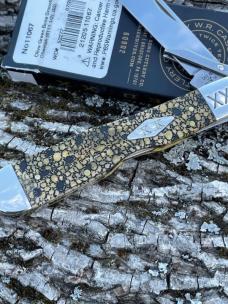 CASE XX ** SFO 2022 SMOOTH OLIVE GREEN BONE LIZARD SKIN CHEETAH