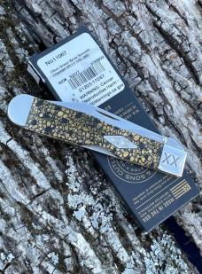 CASE XX ** SFO 2022 SMOOTH OLIVE GREEN BONE LIZARD SKIN CHEETAH