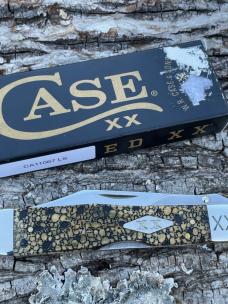 CASE XX ** SFO 2022 SMOOTH OLIVE GREEN BONE LIZARD SKIN CHEETAH