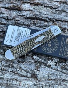 CASE XX ** SFO 2022 SMOOTH OLIVE GREEN BONE ALLIGATOR SKIN CHEETAH