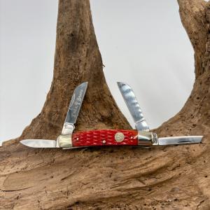 BOKER TREE BRAND REDBONE 4 BLADE CONGRESS FOLDING POCKET KNIFE NIB 110721