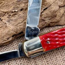 BOKER TREE BRAND REDBONE 4 BLADE CONGRESS FOLDING POCKET KNIFE NIB 110721