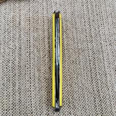 COCA COLA Advertising Knife Made In USA 2 Blade Jack Smooth Yellow Handle (93)