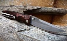 Mcusta MC-125D Tactility Elite VG-10 Core Damascus 4.5" Ironwood Handle Seki Japan  Folding Knife