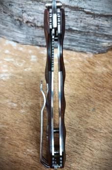 Mcusta MC-125D Tactility Elite VG-10 Core Damascus 4.5" Ironwood Handle Seki Japan  Folding Knife
