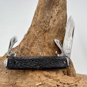The Ideal Camper Vintage Pocket Knife Multi-tool bottle opener can opener 203