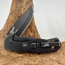 Milwaukee 48-22-1994 Hardline D2 Steel Black Flipper Folding Pocket Knife (208)