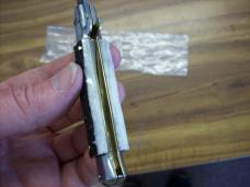 Italian 7 Inch Picklock Dolphin Maniago, Italy Gen. Fat Stag/Antler UNUSED Beauty!