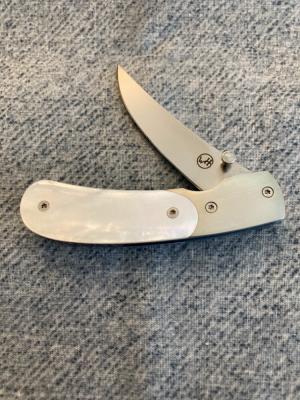 Vintage WILLIAM HENRY Fine Knives Model T08 Persian Linerlock Folding Knife MIB