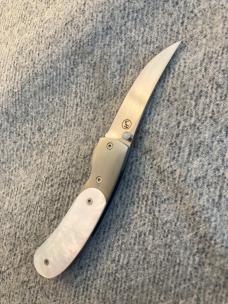 Vintage WILLIAM HENRY Fine Knives, Model T08 Persian Linerlock Folding Knife MIB