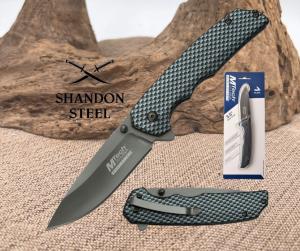 MTech Evolution Tinite Flipper Folder Pocket Knife Pocket Clip- MTE-FDR007-GY
