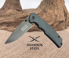 MTech Evolution Tinite Flipper Folder Pocket Knife Pocket Clip- MTE-FDR007-GY
