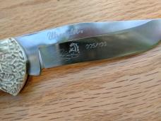 David Yellowhorse WRANGLER Lockback Knife Signed 05/100