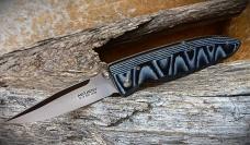 Mcusta MC-10V Classic Wave 4.37" Closed VG-10 Blade Blue Micarta Scales Folding Knife
