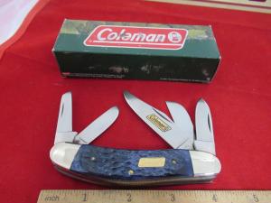 Coleman Blue Bone 5 Blade Sowbelly Model CM704B